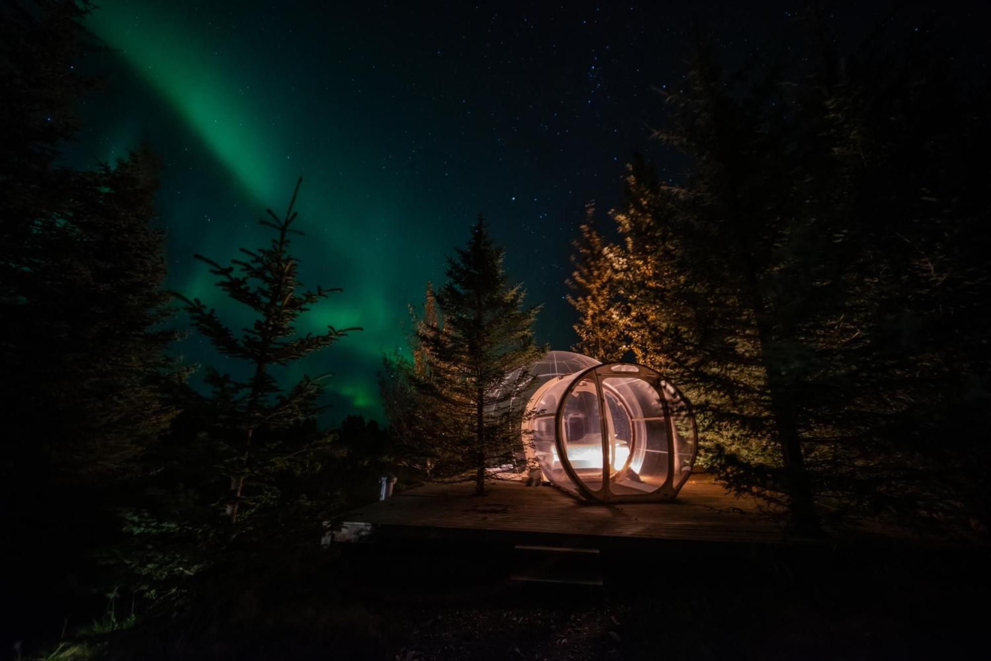 Buubble Hotel - Hrosshagi Selfoss Exterior foto