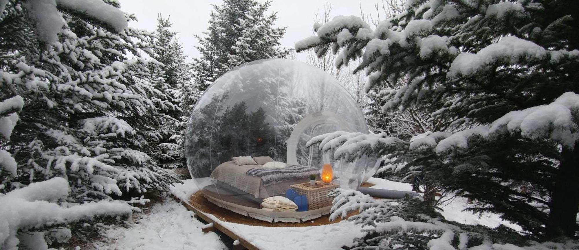 Buubble Hotel - Hrosshagi Selfoss Exterior foto